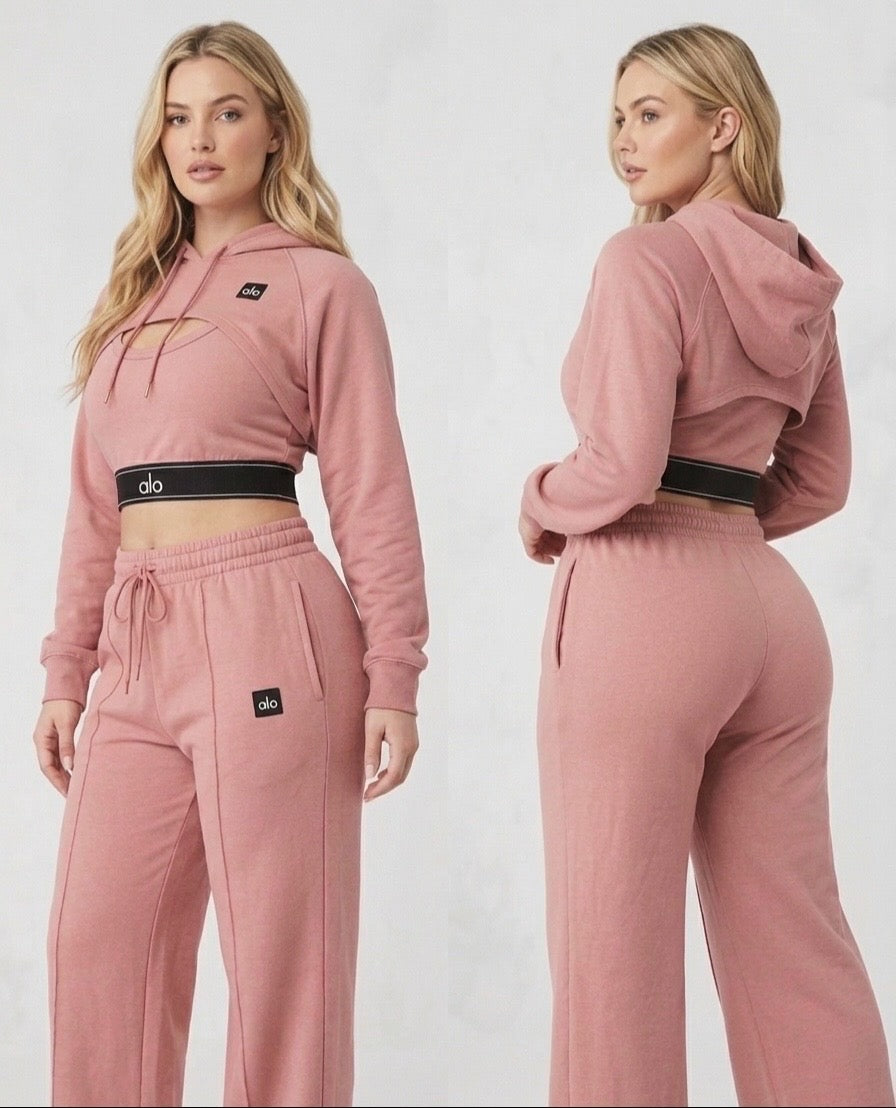 Rosy Pink 3 Piece Set