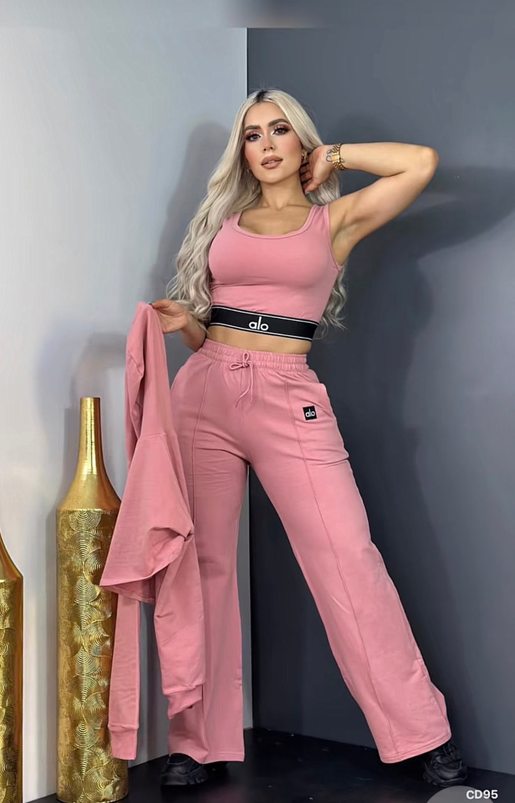 Rosy Pink 3 Piece Set