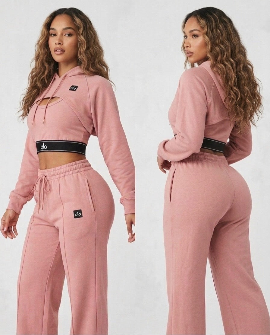 Rosy Pink 3 Piece Set