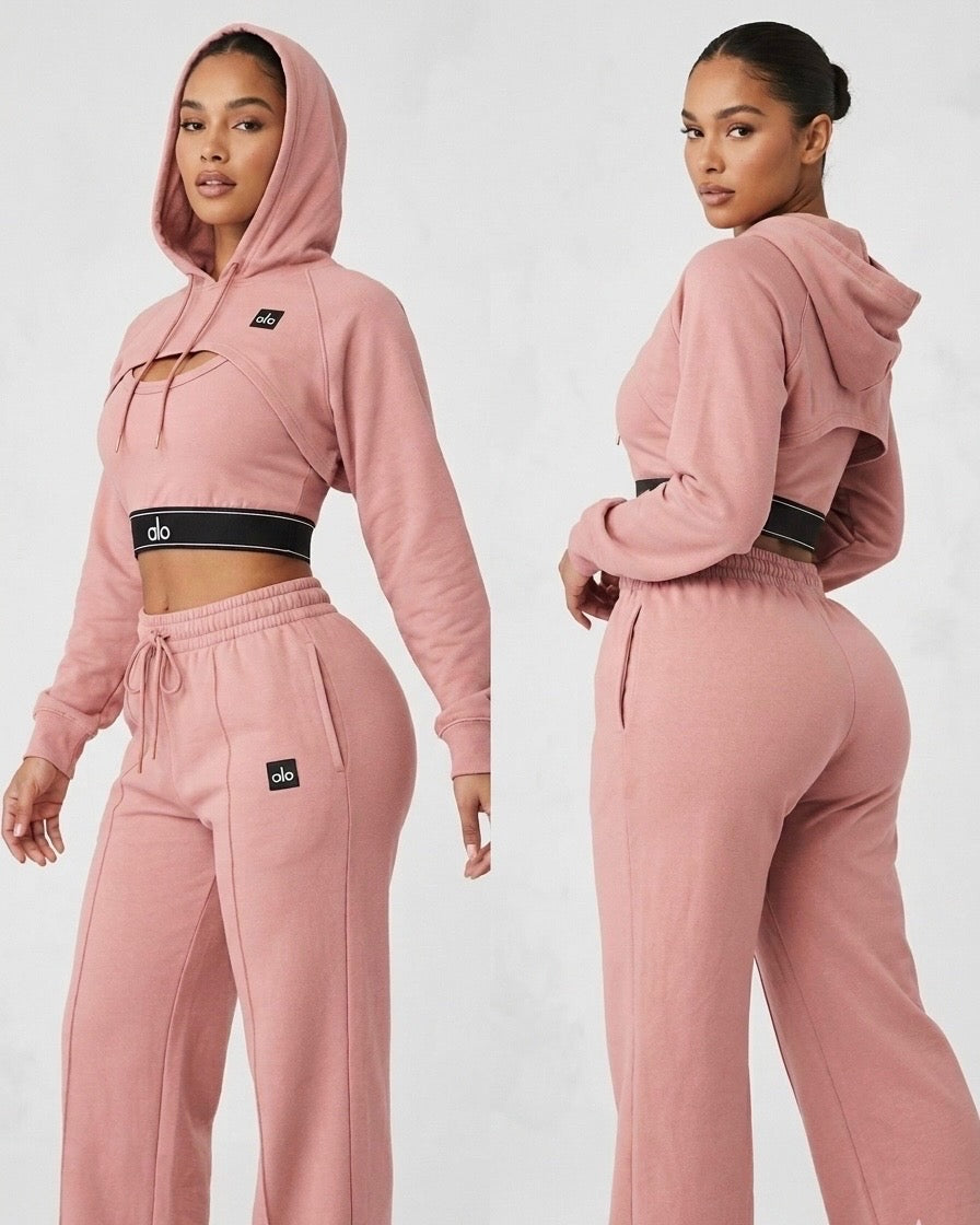 Rosy Pink 3 Piece Set